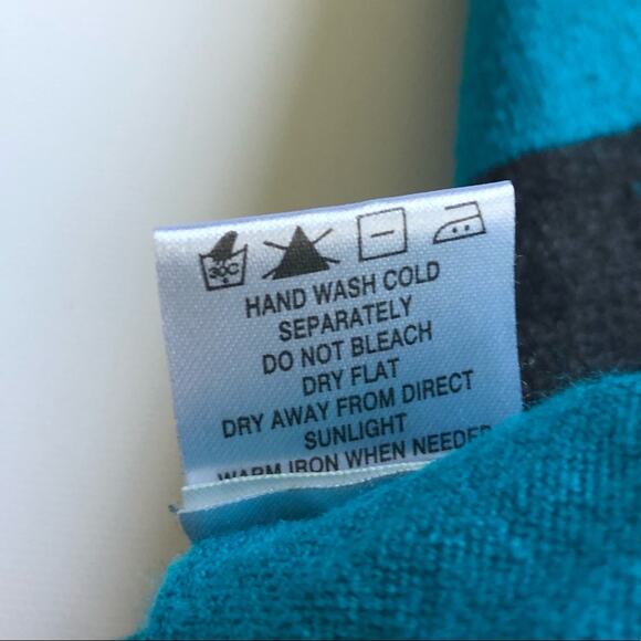 PAC Sun Chunky Stripe V-neck Knit Pullover Sweater - Picture 13 of 13